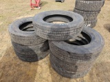 2943 - 7- 225/70 R19.5 TIRES ONLY