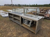 2967 - STAINLESS STEEL SERVING COUNTER