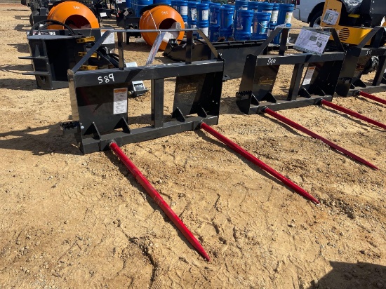 589 - ABSOLUTE - LANDHONOR SKID STEER BALE SPEAR