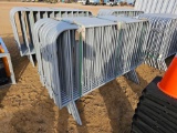 521 - ABSOLUTE - 20 PC. OF GALVANIZED SITE FENCE