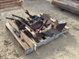 2234 - PALLET OF PLOW FEET, SWEEPS, COULTERS