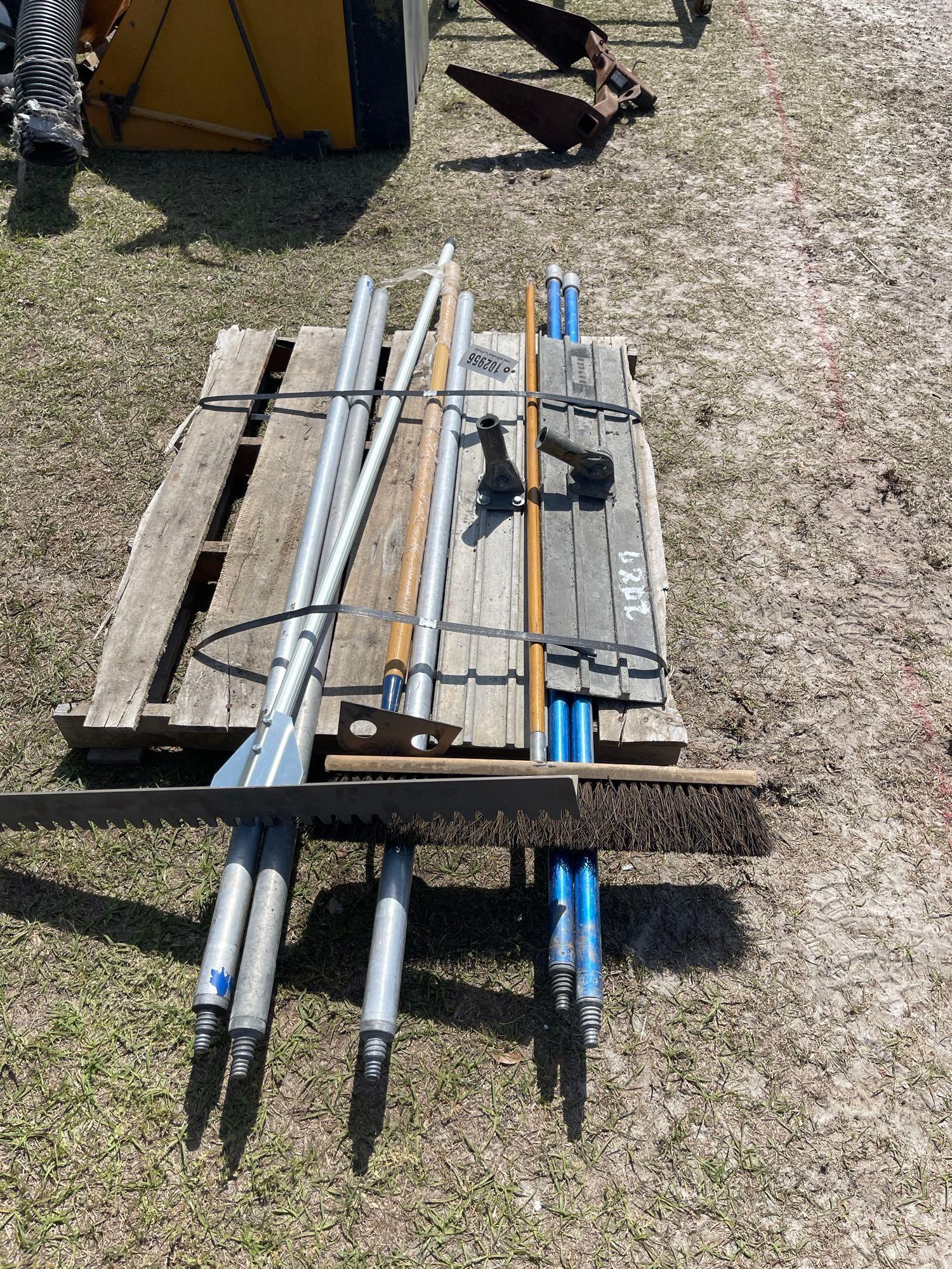 2787 BULL FLOATS, BROOM, HOE AND POLES Proxibid