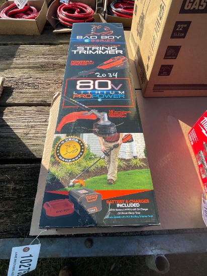 2034 - ABSOLUTE - NEW BAD BOY 80V WEED EATER