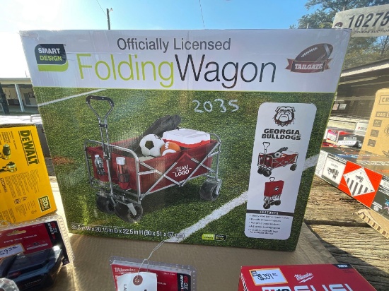 2035 - ABSOLUTE-NEW GEORGIA BULLDOGS FOLDING WAGON