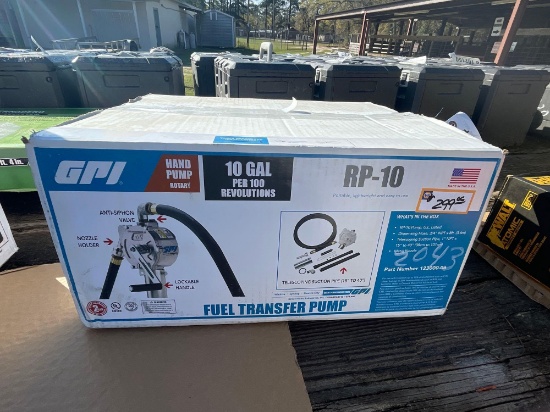 2043 - ABSOLUTE - NEW GPI RP-10 FUEL TRANSFER PUMP