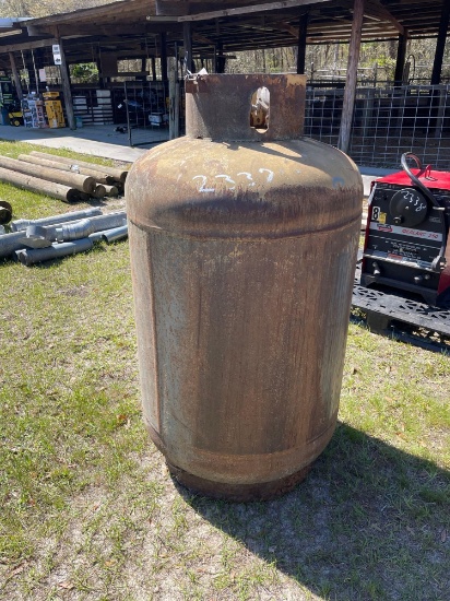 2337 - 200 GAL. PROPANE TANK (HAS PROPANE IN IT)