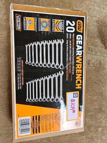 192 - GEAR WENCH 20 PC RATCHING WRENCH SET