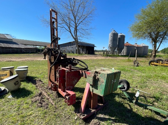 242 - ABSOLUTE - SHAVER 3PT HITCH POST DRIVEN