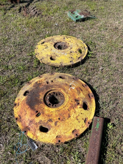 277 - ABSOLUTE - 2 - JOHN DEERE REAR WHEEL WEIGHTS
