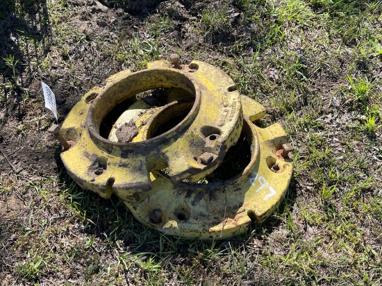 297 - ABSOLUTE - 2 - JD TRACTOR TIRE WEIGHTS