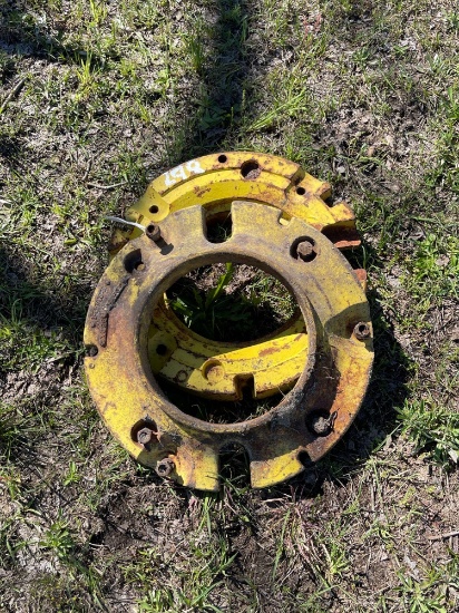 298 - ABSOLUTE - 2 - JD TRACTOR TIRE WEIGHTS