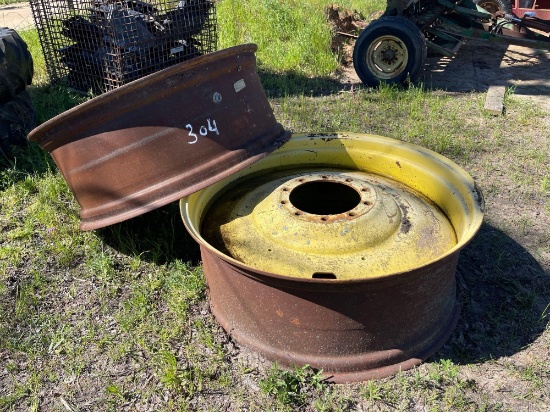 304 - ABSOLUTE - 2 - 42XW16A JOHN DEERE RIMS ONLY