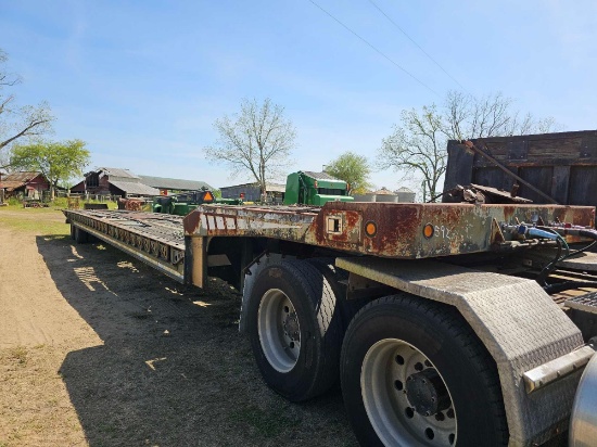592 - 1999 LANDOLL LOWBOY TRAILER