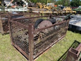 377 - ABSOLUTE -CRATE OF MISC PLOW & PLANTER PARTS