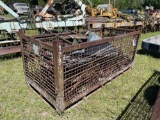 378 - ABSOLUTE - CRATE OF MISC PLOW PARTS