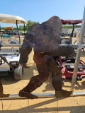 458 - ABSOLUTE - METAL APE STATUE