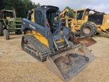 744 - 2018 JOHN DEERE 331G CAB SKID
