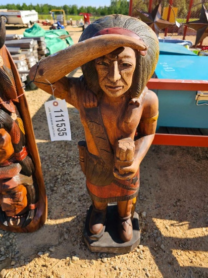 2096 - ABSOLUTE - WOODEN INDIAN