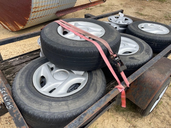 2223 - TOYOTA RIMS WITH TIRES