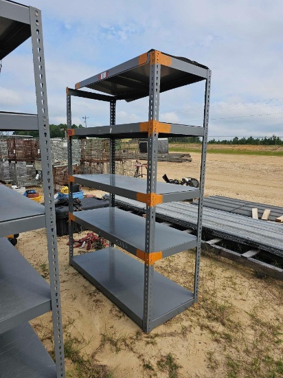 2286 - ALUM WALK BOARD & METAL SHELVING