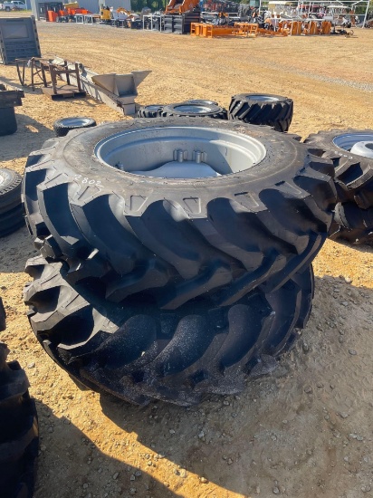 2802 - 2 GOODYEAR DT195 8 PLY TIRES