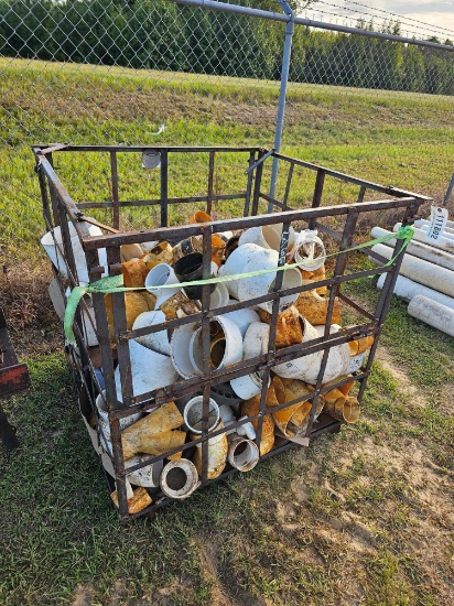 2966 - CRATE OF ASSORTED PVC FITTINGS