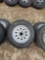 172 - 2 - ST205/75 D15 TIRES ON 5 LUG RIMS