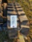566 - PAIR OF RUBBER TRACKS