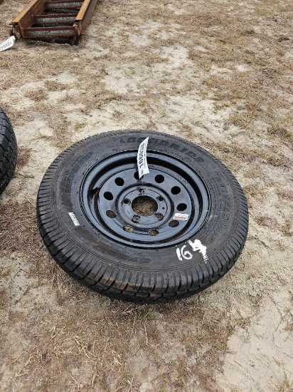 164 - 1 - ST175/80 D13 TIRES ON 5 LUG RIM