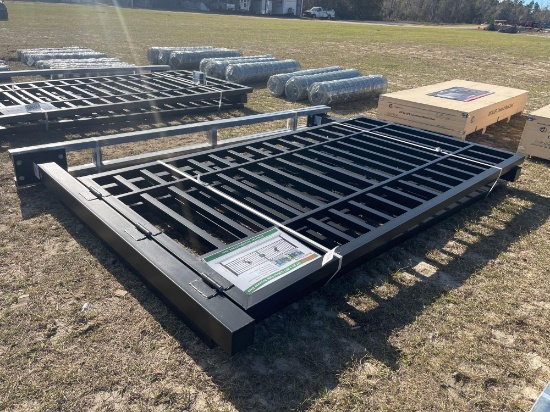 207 - ABSOLUTE - 20' X 7' DOUBLE HEAVY DUTE GATE