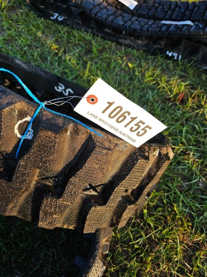 490 - PAIR OF RUBBER TRACK