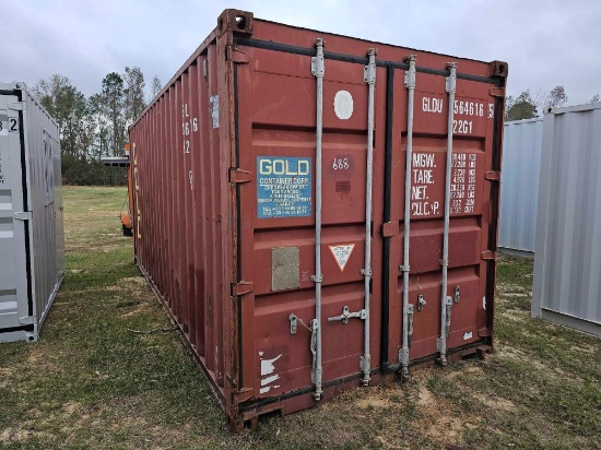 688 - ABSOLUTE USED CARGO SHIPPING CONTAINER