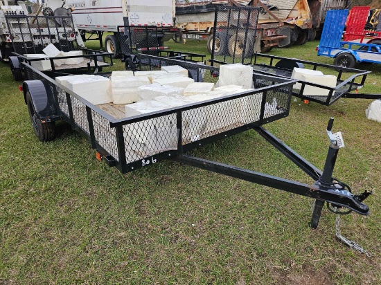 806 - ABSOLUTE - 2024 CARRY-ON 7' X 12' TRAILER