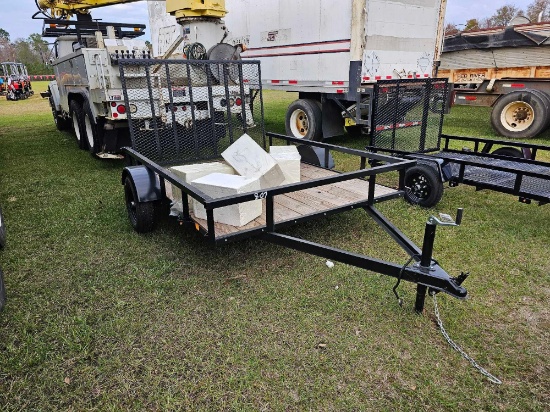 807 - ABSOLUTE - 2024 CARRY-ON 6' X 8' TRAILER