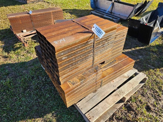 874 - 40 - PIECES OF 2" X 3" X 26 1/4" TUBING