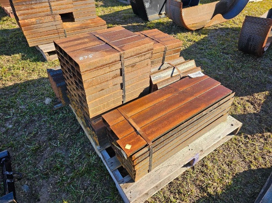 875 - 36 - PIECES OF 1 1/2" X 4" X 35" CHANNEL