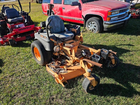 923 - SCAG TIGER CAB ZERO TURN MOWER