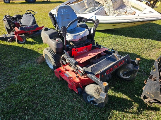 930 - GRAVELY 148Z ZERO TURN MOWER