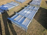 281 - ABSOLUTE - 100 PIECES OF GALVANIZED ROOFING