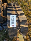 566 - PAIR OF RUBBER TRACKS
