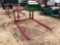 1524 - SILVER EDGE 3PT HITCH HAY FORKS