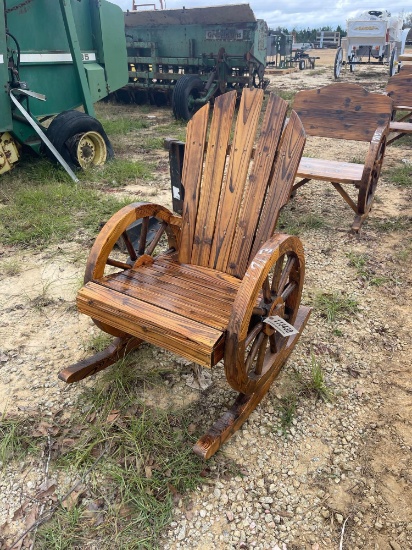 1713 - ABSOLUTE - WAGON WHEEL ROCKER
