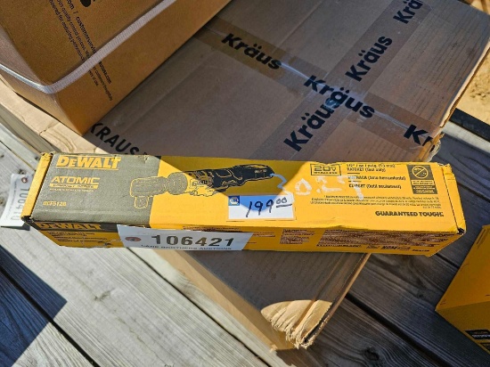 3027 - ABSOLUTE - DEWALT 20 VOLT 1/2" RATCHET