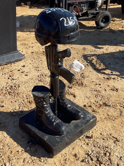 3095 - CAST ALUM SOLDIER MEMORIAL