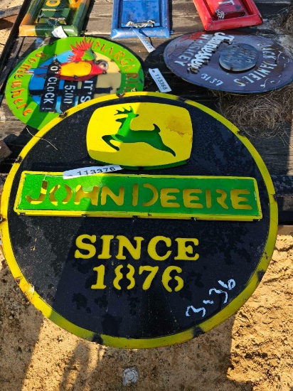 3136 - ABSOLUTE - JOHN DEERE SIGN