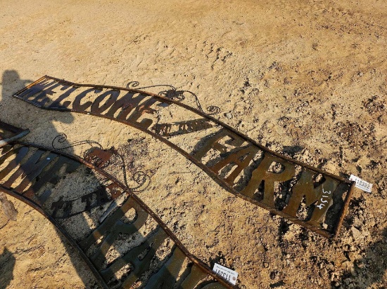 3154 - ABSOLUTE - WELCOME TO THE RANCH SIGN