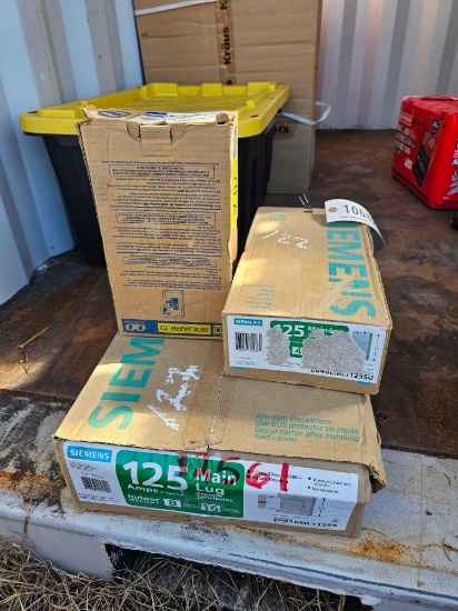 122 - ABSOLUTE - SIEMENS 125 AMP PANEL BOX