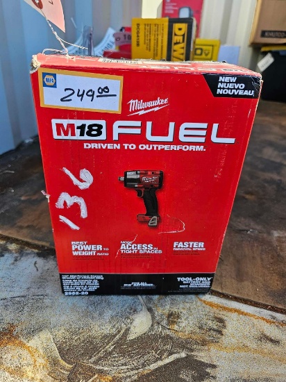 136 - ABSOLUTE - MILWAUKEE M18 IMPACT TOOL