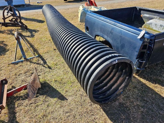 168 - 24" X 20' PLASTIC CORRAGATED PIPE