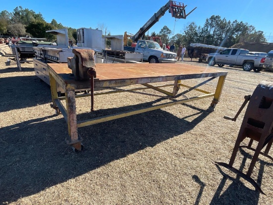 241 - STEEL TABLE 47' X 118"